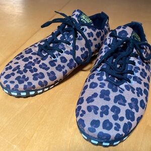 Taygra Jaguar Print Sz 37 Dance Shoes made in Brazil